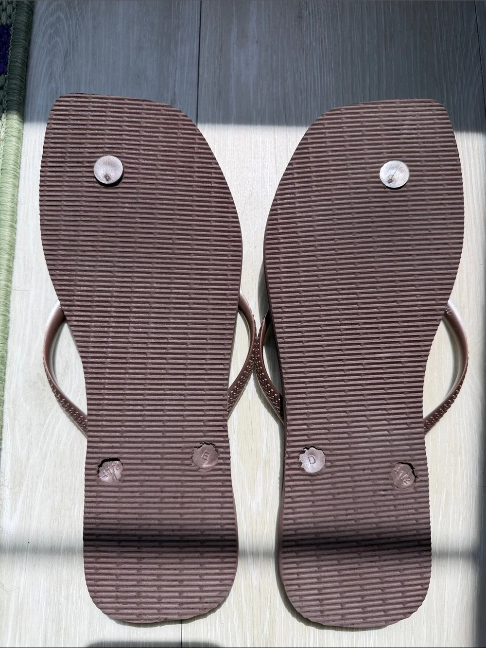 Havaianas Brown Flip Flops